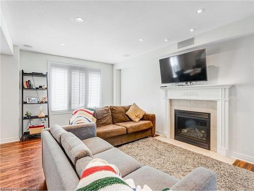 56 Geranium Avenue, Hannon, ON - Indoor Photo Showing Living Room With Fireplace