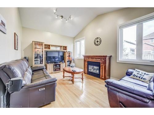 86 San Felice Court, Hamilton, ON - Indoor Photo Showing Living Room With Fireplace