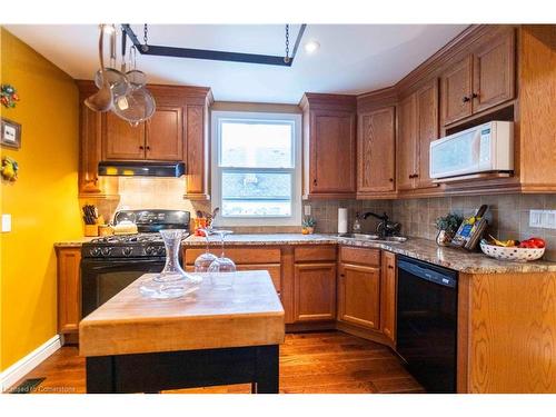 478 Mohawk Road W, Hamilton, ON - Indoor Photo Showing Kitchen With Double Sink