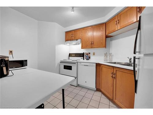 505-175 Hunter Street E, Hamilton, ON - Indoor Photo Showing Kitchen With Double Sink