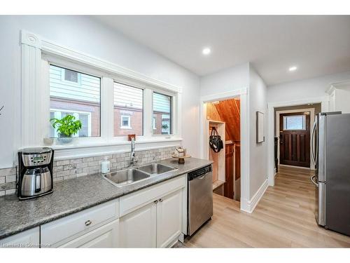 215 Weber Street E, Kitchener, ON - Indoor Photo Showing Kitchen With Double Sink