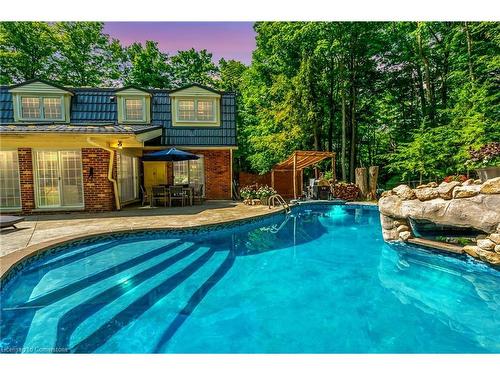 2214 3Rd Side Road, Campbellville, ON - Outdoor With In Ground Pool