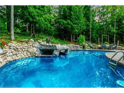 2214 3Rd Side Road, Campbellville, ON - Outdoor With In Ground Pool