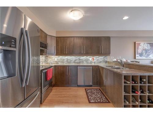 1434 Evans Boulevard, London, ON - Indoor Photo Showing Kitchen With Stainless Steel Kitchen With Double Sink