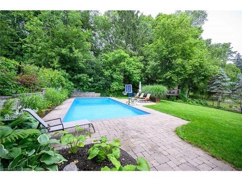 101 Hillcrest Avenue, Dundas, ON - Outdoor With In Ground Pool With Backyard