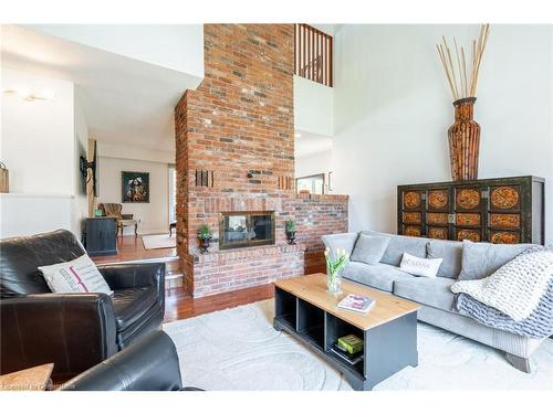 101 Hillcrest Avenue, Dundas, ON - Indoor Photo Showing Living Room With Fireplace