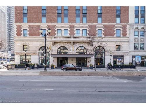 807-112 King Street E, Hamilton, ON - Outdoor With Balcony With Facade