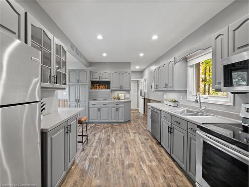 6267 Rainham Road, Dunnville, ON - Indoor Photo Showing Kitchen With Double Sink