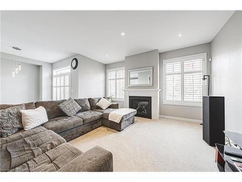 51 Narbonne Crescent, Stoney Creek, ON - Indoor Photo Showing Living Room With Fireplace