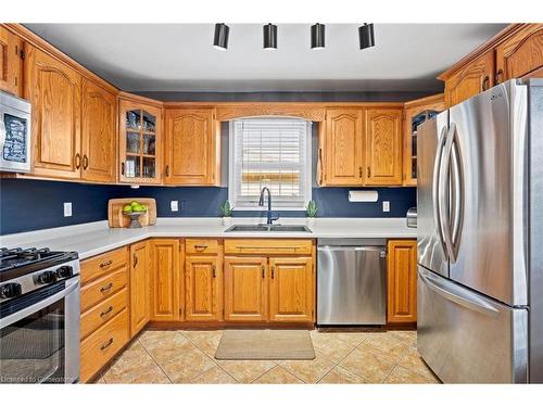 23 Verne Avenue, Welland, ON - Indoor Photo Showing Kitchen With Double Sink