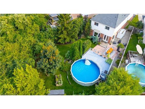 24 Furrows End, Brampton, ON - Outdoor With Above Ground Pool With View