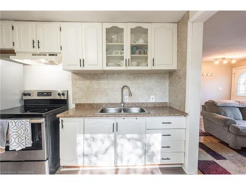 11 Holly Avenue, Hamilton, ON - Indoor Photo Showing Kitchen With Double Sink