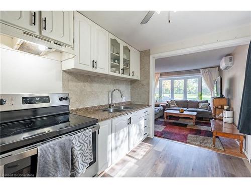 11 Holly Avenue, Hamilton, ON - Indoor Photo Showing Kitchen With Double Sink