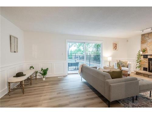 33 Cumminsville Drive, Flamborough, ON - Indoor Photo Showing Living Room With Fireplace