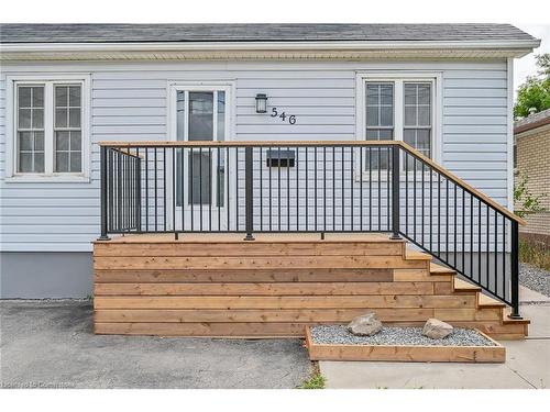 546 Woodward Avenue, Hamilton, ON - Outdoor With Deck Patio Veranda With Exterior