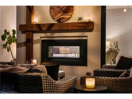 3362 Guildwood Drive, Burlington, ON - Indoor Photo Showing Living Room With Fireplace