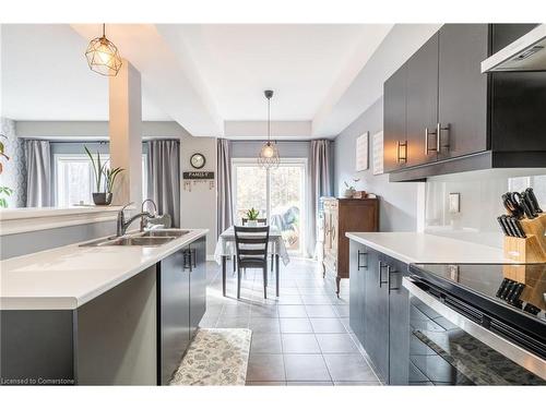 135 Kinsman Drive, Binbrook, ON - Indoor Photo Showing Kitchen With Double Sink