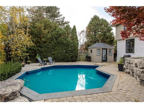 2091 Canterbury Drive, Burlington, ON - Outdoor With In Ground Pool With Backyard