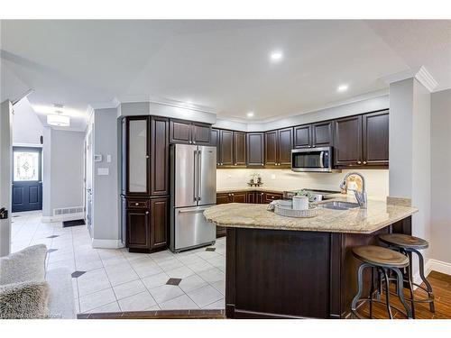 143 Foxborough Drive, Ancaster, ON - Indoor Photo Showing Kitchen With Upgraded Kitchen