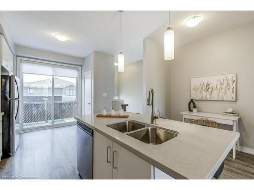 3-1890 Rymal Road E, Hamilton, ON - Indoor Photo Showing Kitchen With Double Sink