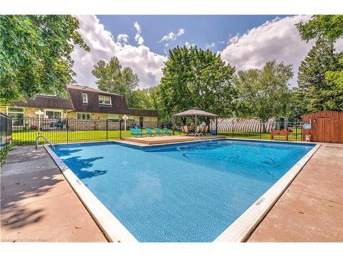 555 Ofield Road N, Flamborough, ON - Outdoor With In Ground Pool With Backyard