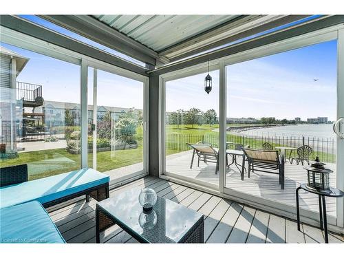 491-493 Dewitt Road, Stoney Creek, ON - Outdoor With Deck Patio Veranda With View With Exterior