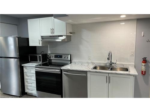 1-468 Main St Street E, Hamilton, ON - Indoor Photo Showing Kitchen With Stainless Steel Kitchen With Double Sink