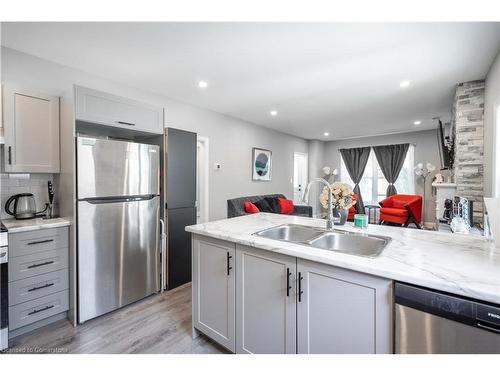 1024 Cedarwood Place, Burlington, ON - Indoor Photo Showing Kitchen With Double Sink