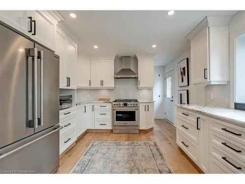 2365 Britannia Road, Burlington, ON - Indoor Photo Showing Kitchen With Stainless Steel Kitchen With Upgraded Kitchen