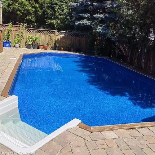 435 March Crescent, Oakville, ON - Outdoor With In Ground Pool With Backyard