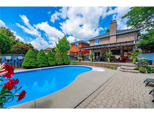 101 Boulding Avenue, Waterdown, ON - Outdoor With In Ground Pool With Deck Patio Veranda