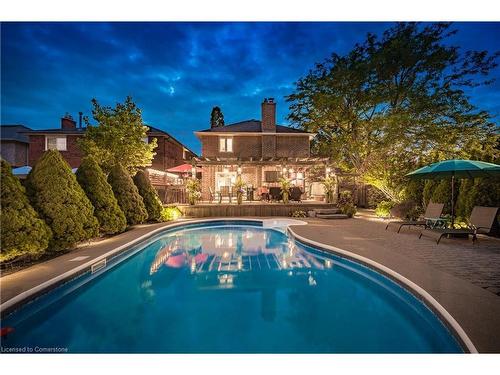 101 Boulding Avenue, Waterdown, ON - Outdoor With In Ground Pool With Backyard