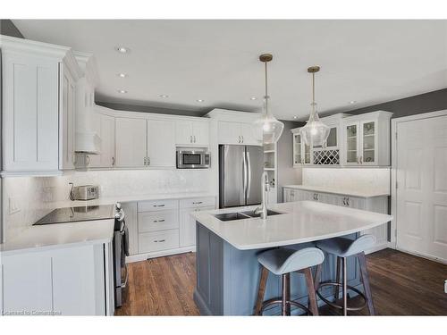 8360 English Church Road, Hamilton, ON - Indoor Photo Showing Kitchen With Double Sink With Upgraded Kitchen