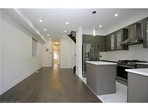 3954 Leonardo Street, Burlington, ON - Indoor Photo Showing Kitchen With Stainless Steel Kitchen With Upgraded Kitchen