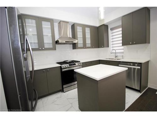 3954 Leonardo Street, Burlington, ON - Indoor Photo Showing Kitchen With Stainless Steel Kitchen