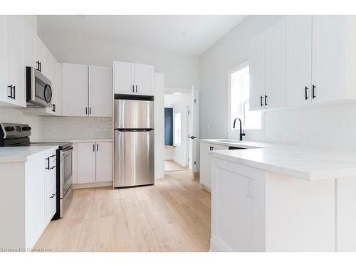 50 Erie Avenue, Hamilton, ON - Indoor Photo Showing Kitchen With Stainless Steel Kitchen