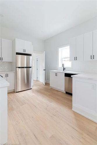 50 Erie Avenue, Hamilton, ON - Indoor Photo Showing Kitchen With Stainless Steel Kitchen