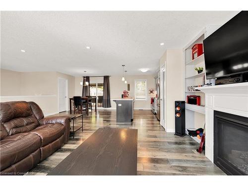 2 Kendell Lane, Ingersoll, ON - Indoor Photo Showing Living Room With Fireplace