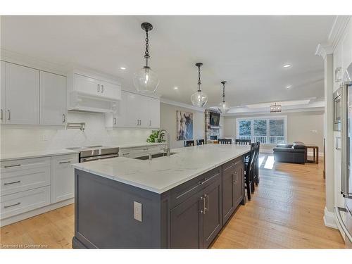 155 Grove Park Drive, Burlington, ON - Indoor Photo Showing Kitchen With Upgraded Kitchen