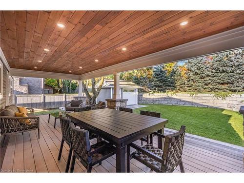 155 Grove Park Drive, Burlington, ON - Outdoor With Deck Patio Veranda With Exterior