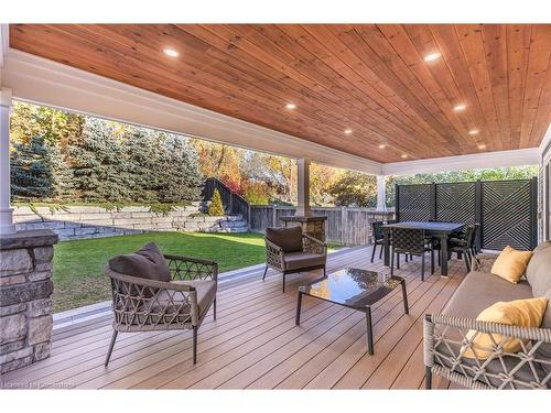 155 Grove Park Drive, Burlington, ON - Outdoor With Deck Patio Veranda With Exterior