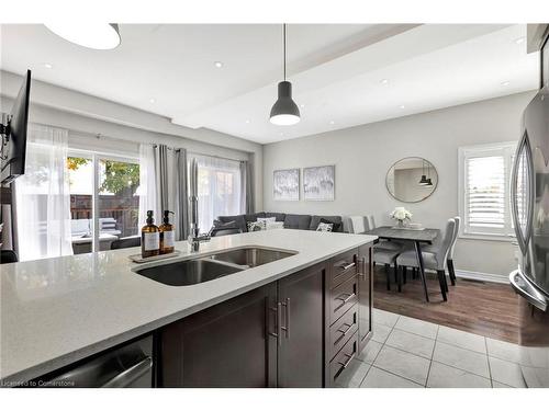 1-377 Glancaster Road, Ancaster, ON - Indoor Photo Showing Kitchen With Double Sink