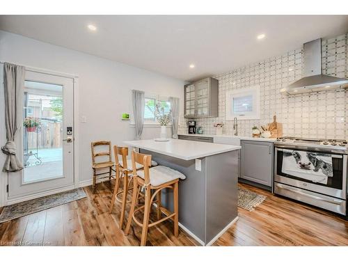 63 Beechwood Avenue, Hamilton, ON - Indoor Photo Showing Kitchen With Upgraded Kitchen