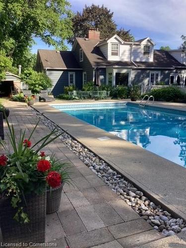 4271 Lakeshore Road, Burlington, ON - Outdoor With In Ground Pool