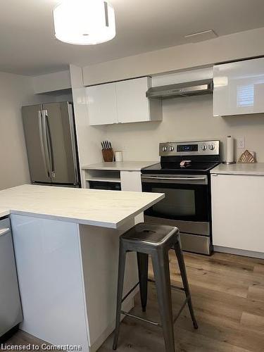 Lower-213 Garside Avenue S, Hamilton, ON - Indoor Photo Showing Kitchen