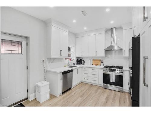 99 Chestnut Avenue, Hamilton, ON - Indoor Photo Showing Kitchen With Stainless Steel Kitchen With Upgraded Kitchen