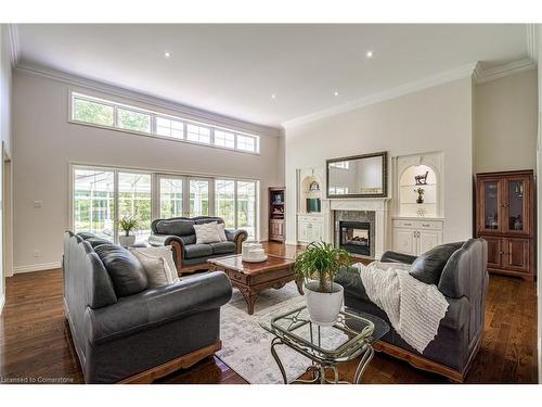 53 Ranch Road, Brantford, ON - Indoor Photo Showing Living Room With Fireplace