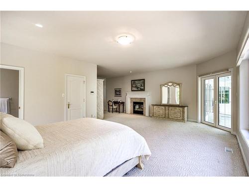 53 Ranch Road, Brantford, ON - Indoor Photo Showing Bedroom With Fireplace