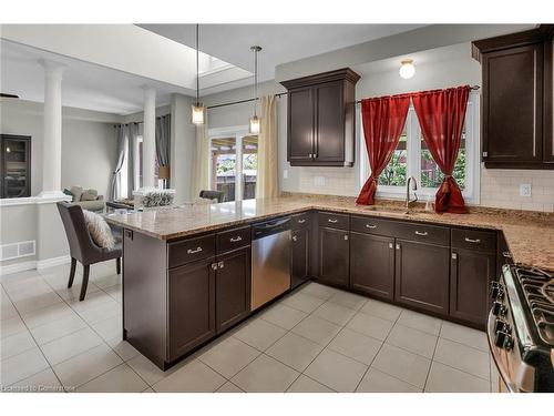 4896 Allan Court, Beamsville, ON - Indoor Photo Showing Kitchen With Double Sink