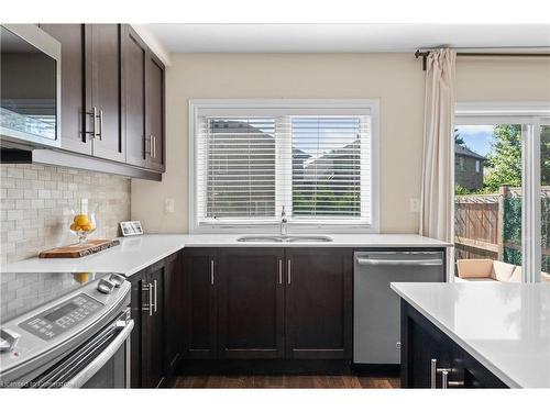 13-377 Glancaster Road, Ancaster, ON - Indoor Photo Showing Kitchen With Double Sink